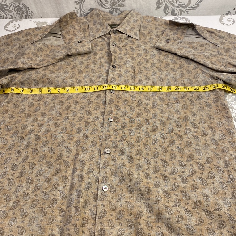 Ermenegildo Zegna Button Down
Paisley Print‎ Long Sleeve men’s - Picture 9 of 12